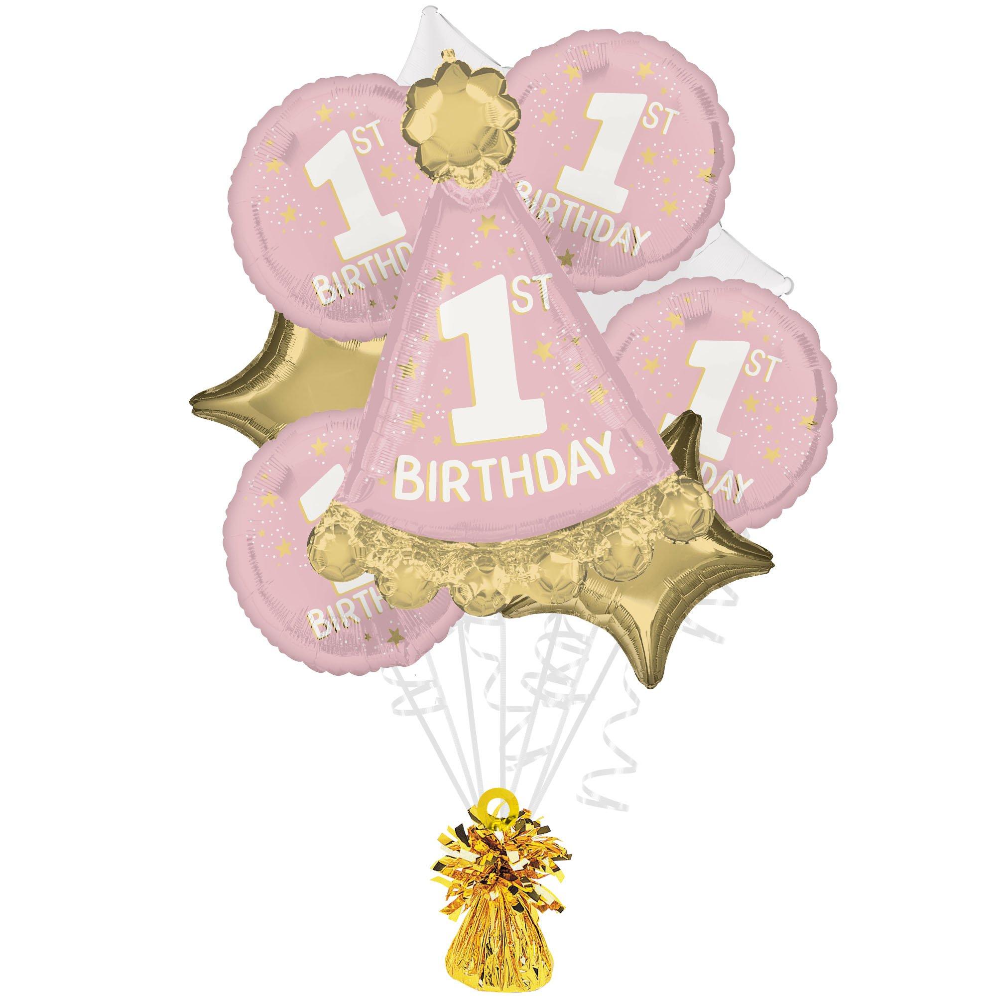 Little Miss One-derful 1st Birthday Foil Balloon Bouquet